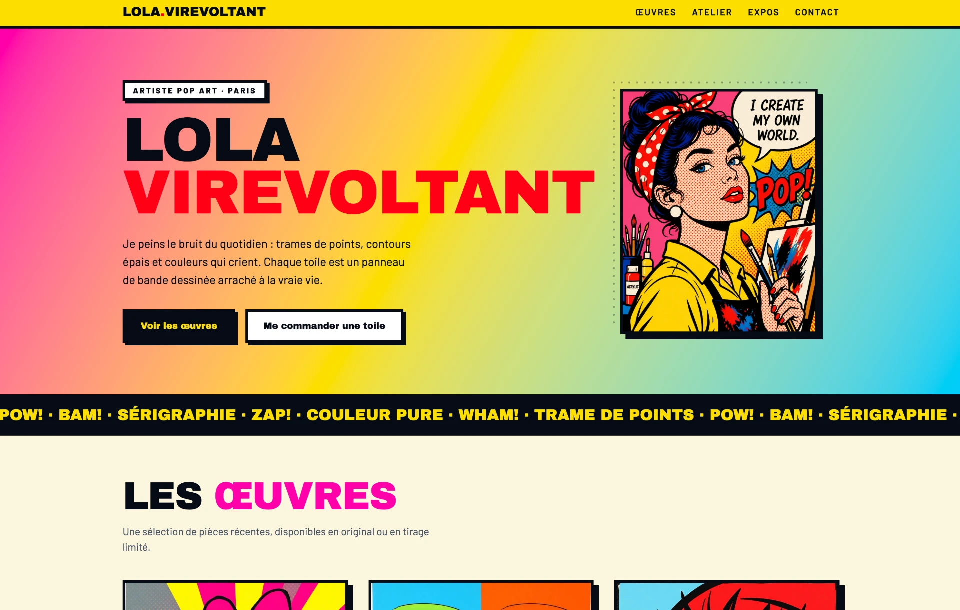 Lola Virevoltant — réalisation UpSEO