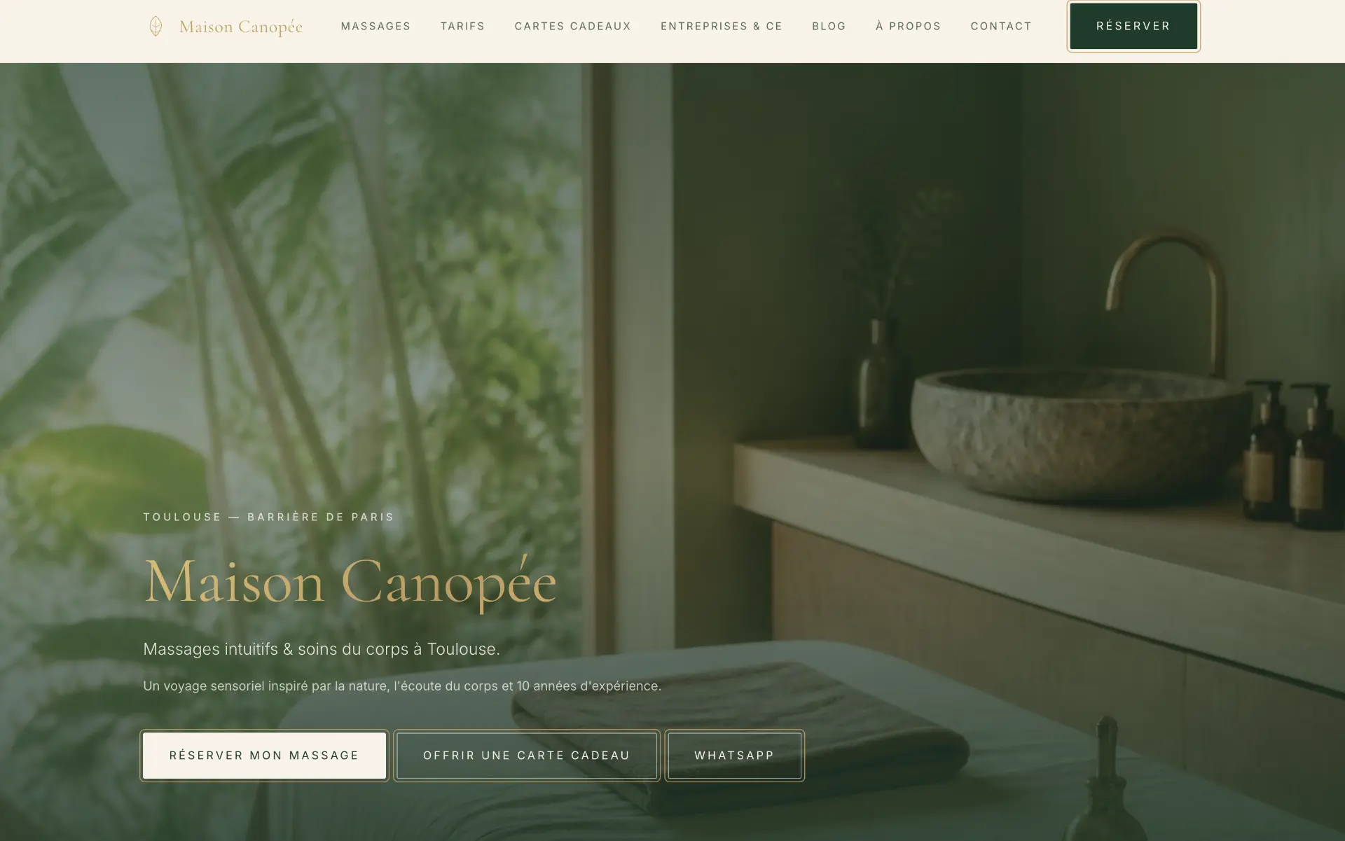Maison Canopée — réalisation UpSEO